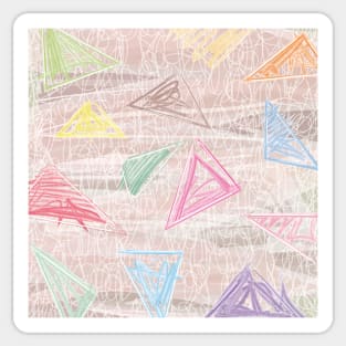 Triangles | Scribbles Sticker